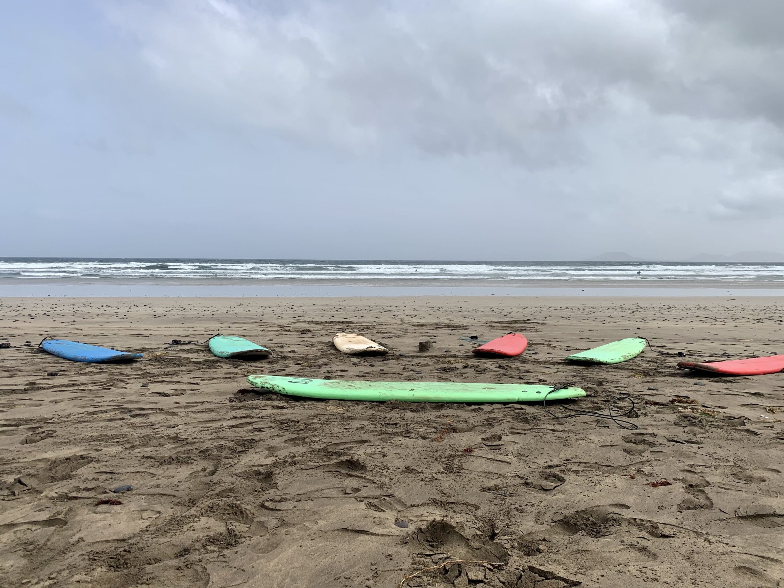 surf camp a Lanzarote playa de Famara